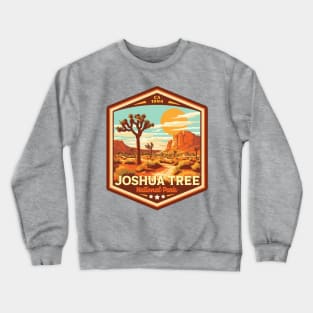 Joshua Tree  National Park Vintage WPA Style National Parks Art Crewneck Sweatshirt